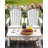 3-piece Hdpe Adirondack Patio Furniture Set - 2 Stackable Chairs & Large Side Table, All-weather, Wood-grain Finish-2014205021