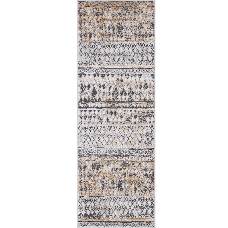 Geometric Indoor Rug, Runner 2'2" x 6'1"