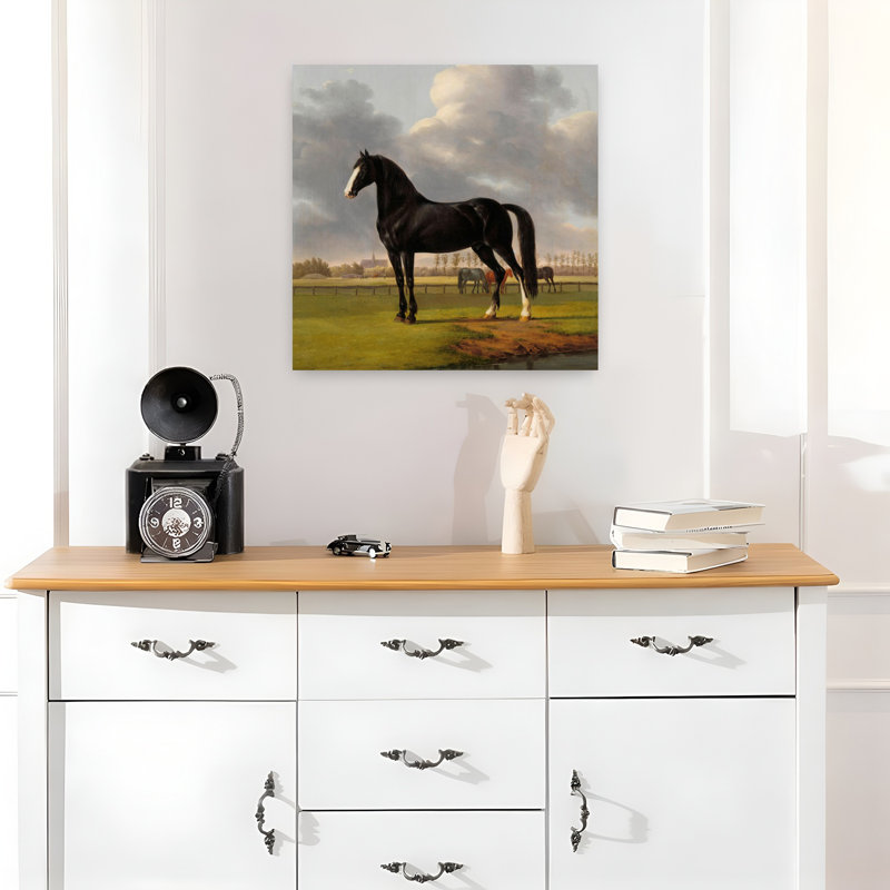 The Fast One 1828, art cheval contemporain, H 18 po x l 18 po