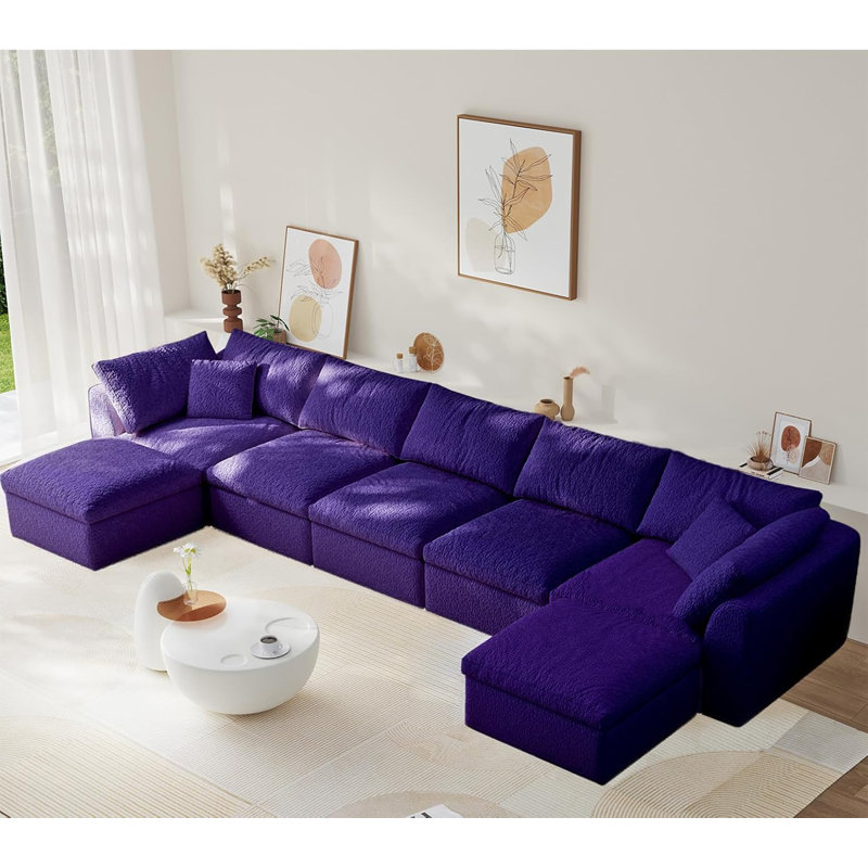 Canapé modulaire Boneless Cloud Couch, Mauve
