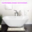 Baignoire de trempage autoportante en acrylique 67 po. X 29,5 po.