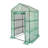 Walk-In Green House, 4.6 X 2.4 X 6.7 Ft, Greenhouse With Shelves, High Strength PE Cover With Doors, Windows And Steel Frame, Set Up In Minutes, For Planting And Storage-125343850-125343852