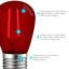 Guirlande lumineuse 0,5 W à DEL S14 de 0,5 W, rouge et verte, base E26 / moyenne (standard)
