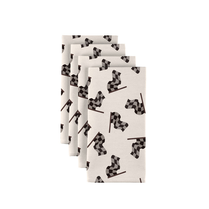 Elizabella Polyester Abstract Square Napkin