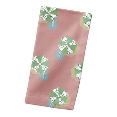 Cotton Twill Geometric Rectangle Napkin