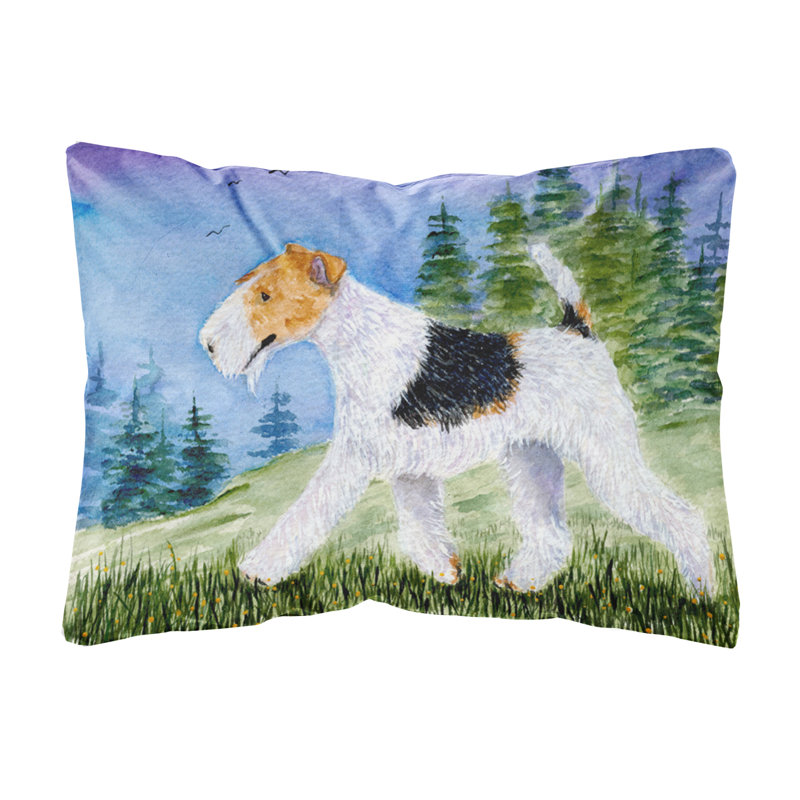 Coussin décoratif intérieur/extérieur fox terrier