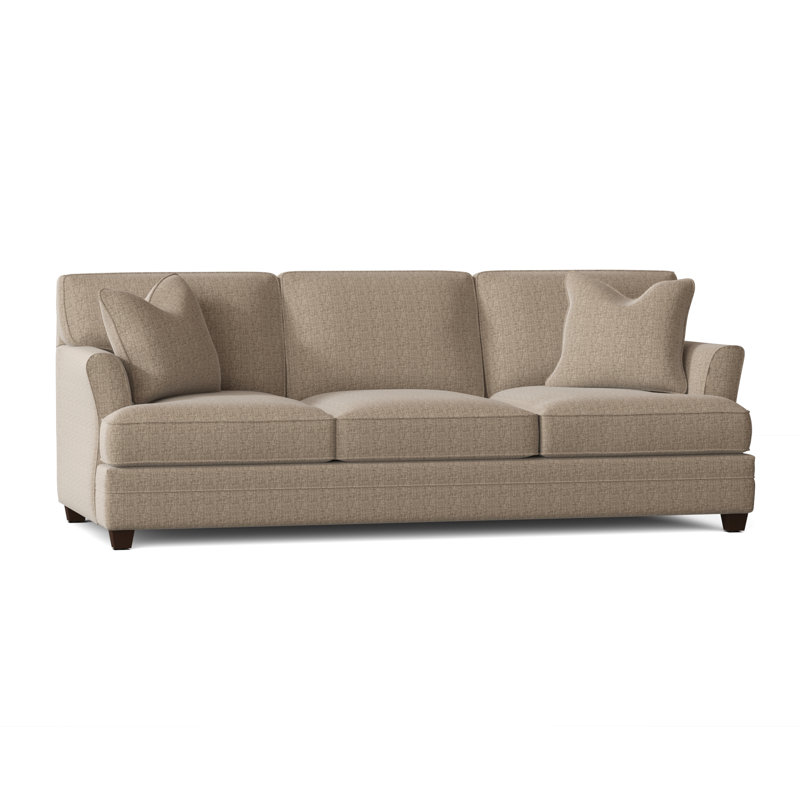 Harriss Upholstered 91'' Sofa, Zuma Natural Textured Linen