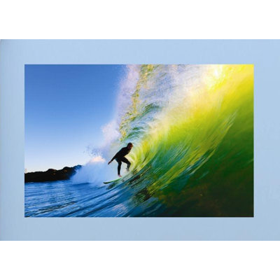 Décalcomanie murale "wave board"