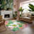 Guy Harvey Flamingo Floral Area Rug-114295618