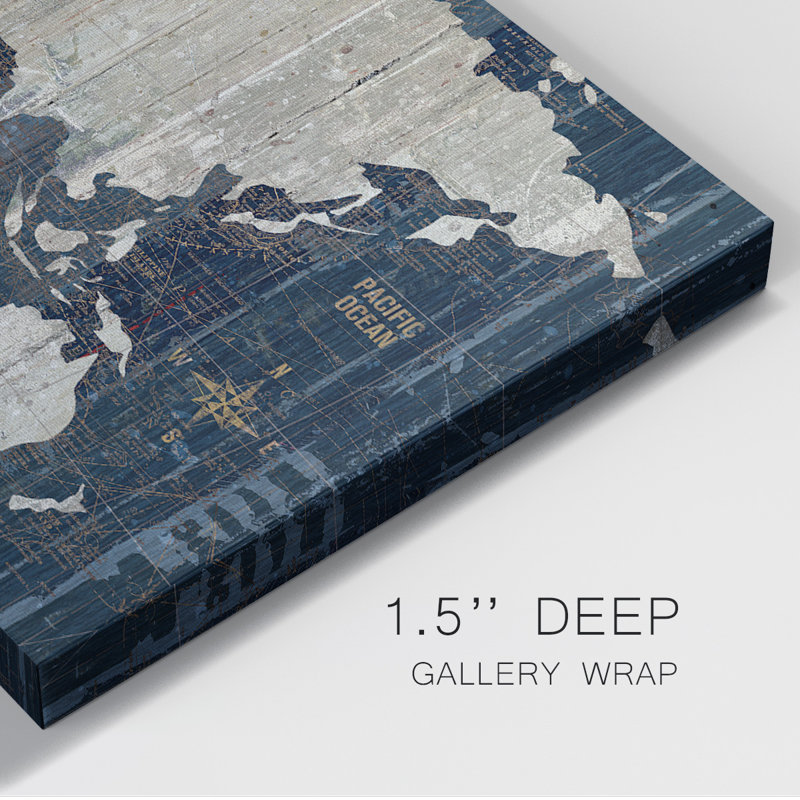 " Old World Map ", 36" W x 24" H