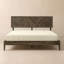 Sierra Solid Wood Bed Frame with Adjustable Headboard / Handcrafted Pattern Platform Bed-1020696901-1020736583