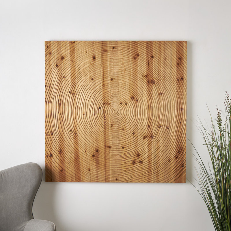 Shadow Box Illustration on Wood