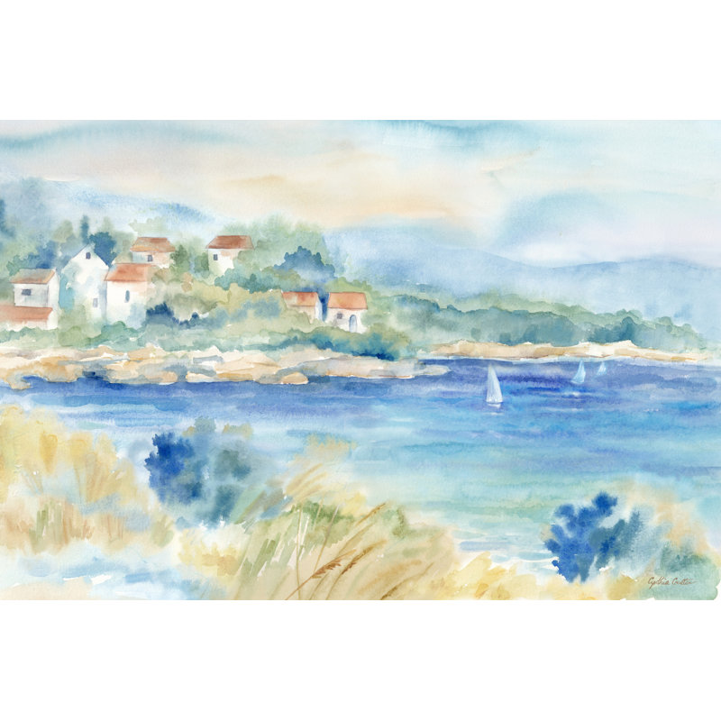 «Ibbe Mediterranean Breezes I» sur toile par Cynthia Coulter, H 8 po x l 12 po