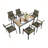 All Weather 7-Piece Patio Dining Table Sets
