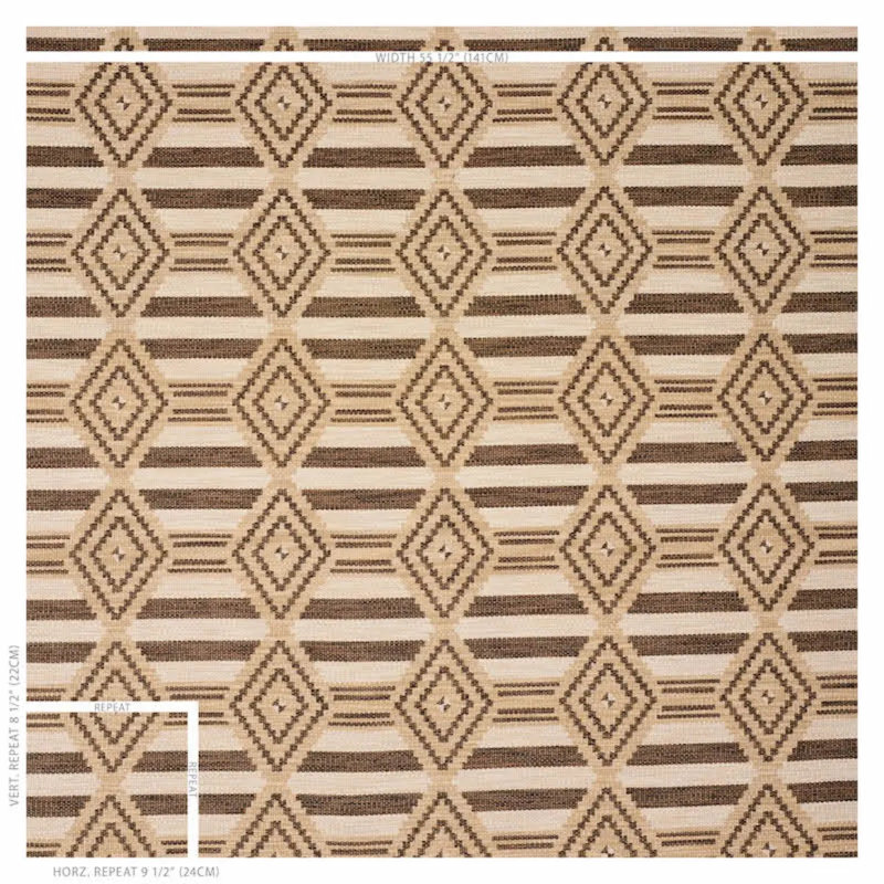 Manta Performance Fabric, Brown/ Neutral