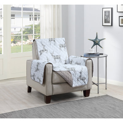 Polyester T-Cushion Armchair Slipcover