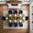 78.7" Industrial Wood Dining Table Set For 8 With Upholstered Curved Back Chairs-222634549