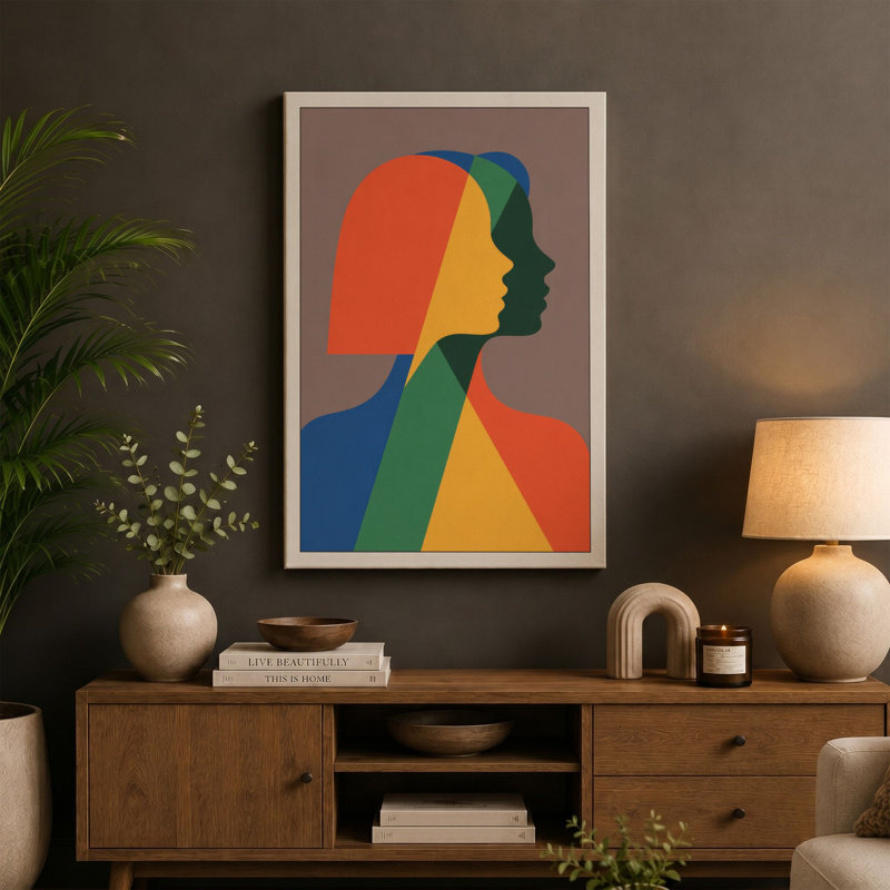 Print, 24x16 - 61.0 x 40.6 cm, Taupe Border