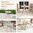 27.5'' Outdoor Bistro Table PE Rattan Round Patio Side Table w/ Heavy Duty Metal Frame