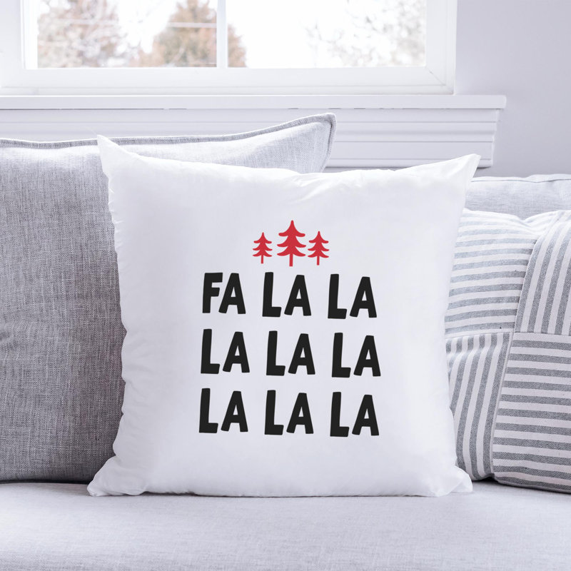 coussin décoratif en polyester Christmas-08, 20 po x 20 po