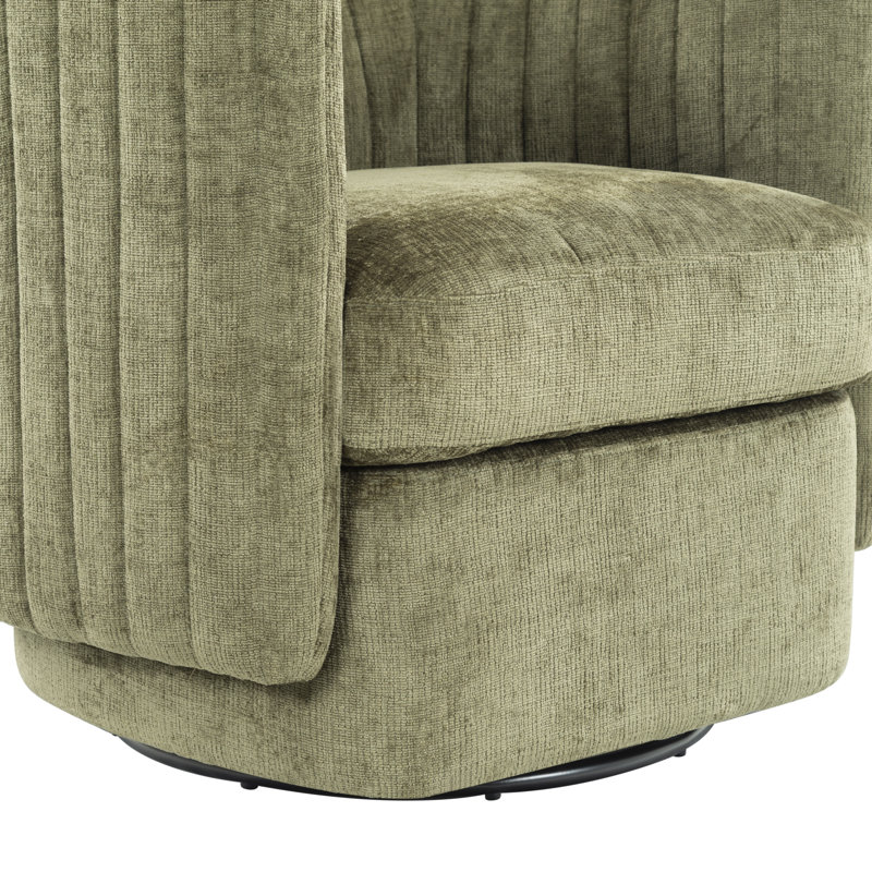 Fauteuil pivotant Julibrielle, Vert olive