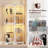 65'' H Clear Display Cabinet with Human Body Sensing Intelligent LED Light-1422081249