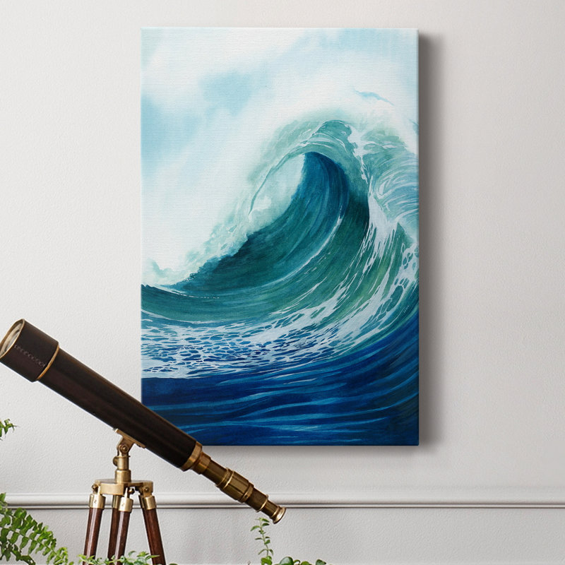 Sea Foam II - impression sur toile tendue, H 60 po x l 40 po x P 1 po
