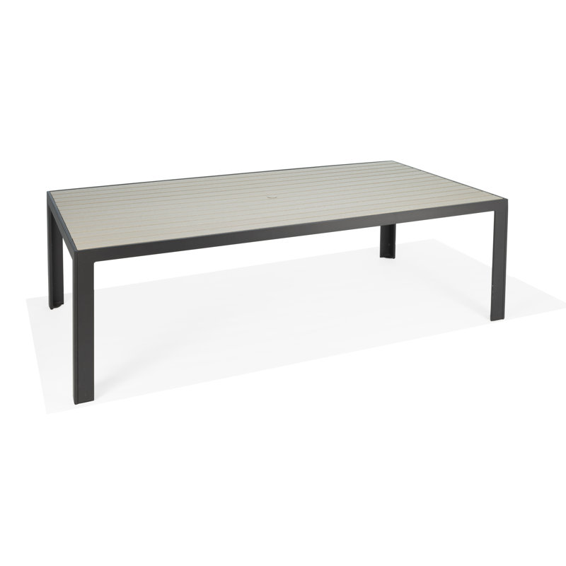 Table de salle à manger Hamilton (PEHD) 42 po x 82 po avec trou Umb