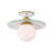 Amanda Lindroth Fancy Ruffle Flushmount
