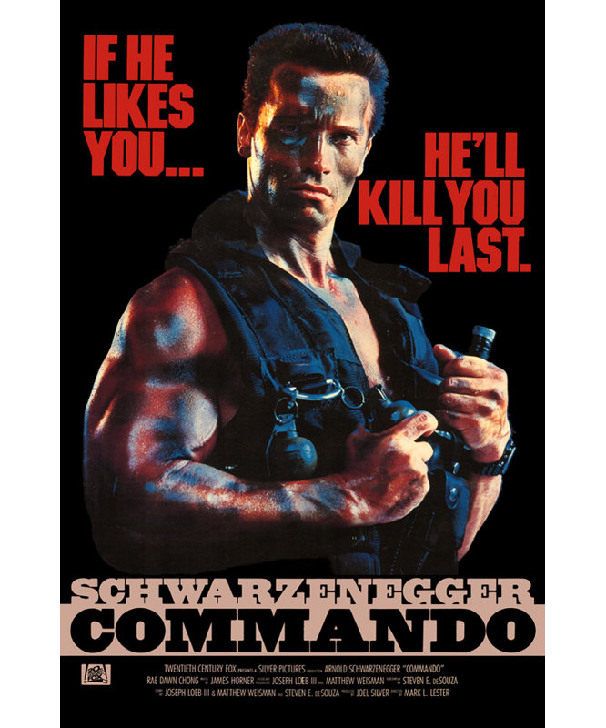 Commando, 48" H x 32" W
