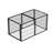 Shift 48" Heavy-Duty Dog Crate with Secure Top Cover and Modular Design