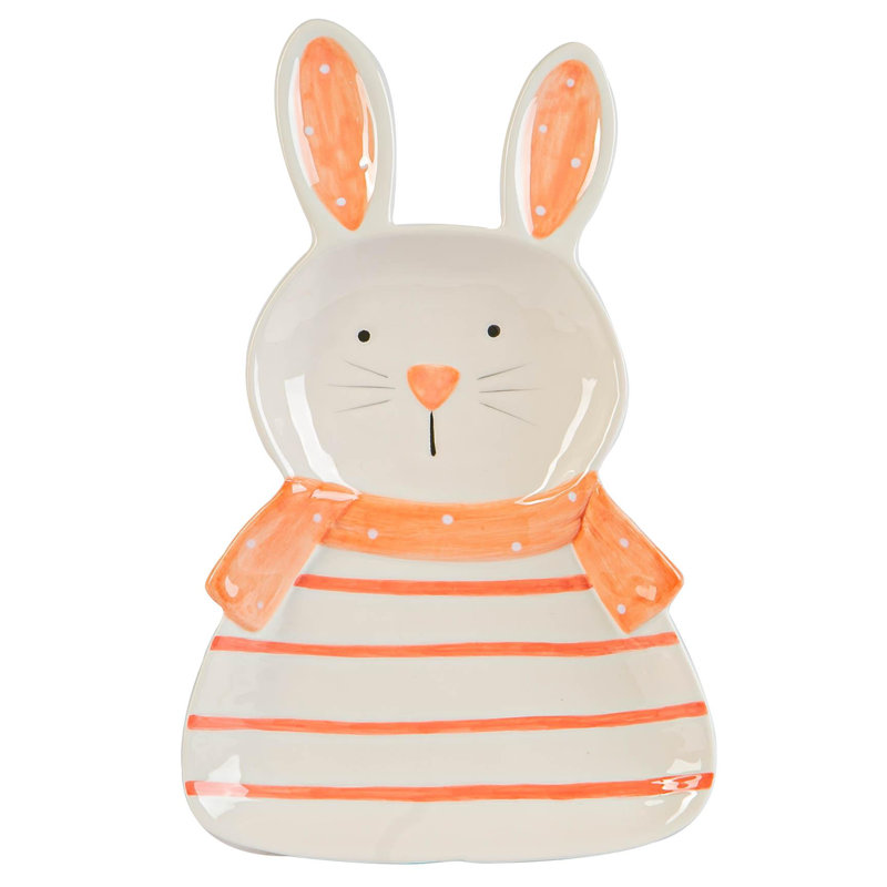 Nicola Spring - Easter Bunny Plate - 17cm - White