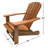 Aredale Solid Wood Adirondack Chair with Ottoman-725557329