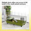 Cages et abris pour animaux modernes en acier vert moderne
