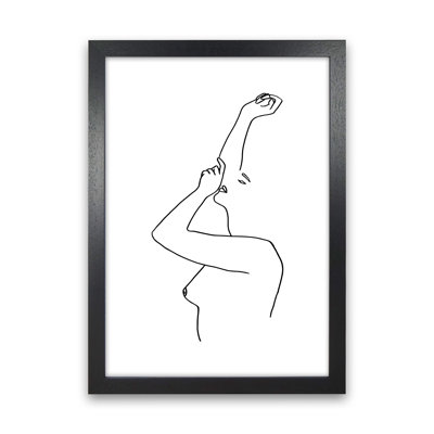 Female Reaching Up - Print
