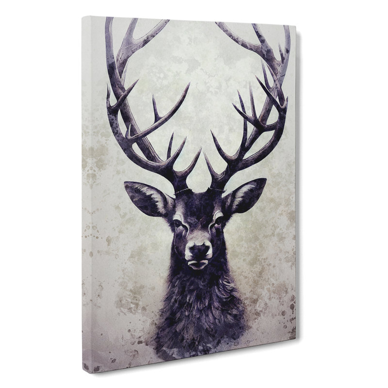 View Of The Stag No.7 - Wrapped Canvas, 50cm H x 35cm W x 3cm D
