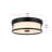 Ashok 12 inch LED Flush Mount in Black
