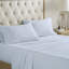 Édredon pour grand lit 12 pièces avec draps en coton bleu / brun - Profitez d'une nuit de sommeil confortable pour dorloter votre chambre à coucher-124917732-124917730