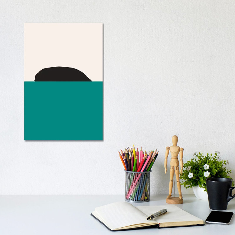 Abstract No. 6 by Blek Prints - Wrapped Canvas Print, 20.32 cm H x 30.48 cm W
