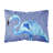 Flamingo Outdoor Reversible Throw Pillow