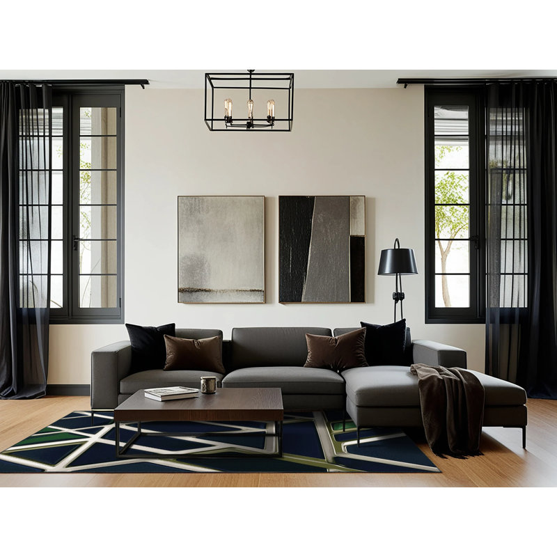 Twilight Nexus Rug, Square 8'