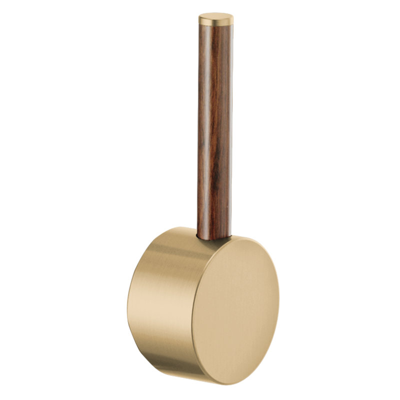 Odin® SmartTouch® Pull-Down Faucet with Square Spout, Wood Lever, Luxe Gold