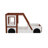 Alexcis Fun Play Design Twin Size Car Bed, Kids Platform Bed in Car-Shaped for Kids Boys Girls Teens