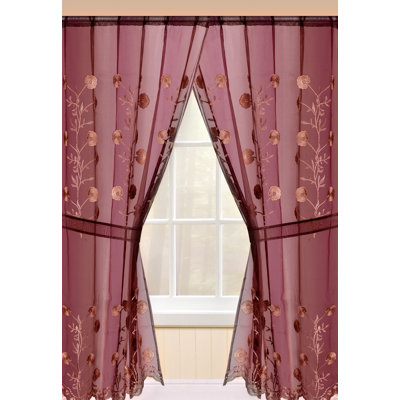 Sherer Sheer Curtain Single Panel