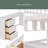 Jenilca Kids Twin Over Full Bunk Bed with Drawers-326052190