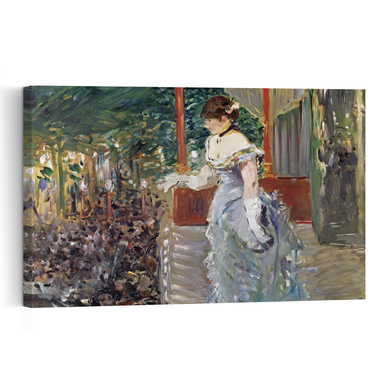 Cafe Concert, 1879 Impressionist Abstract Contemporary Architecture Wall Art Print - Print, 101.6cm H x 152.4cm W