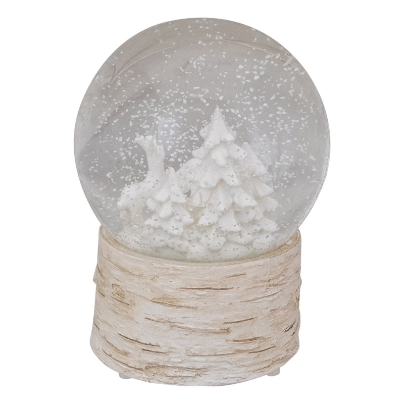 Boule à neige blanche 5,5 po