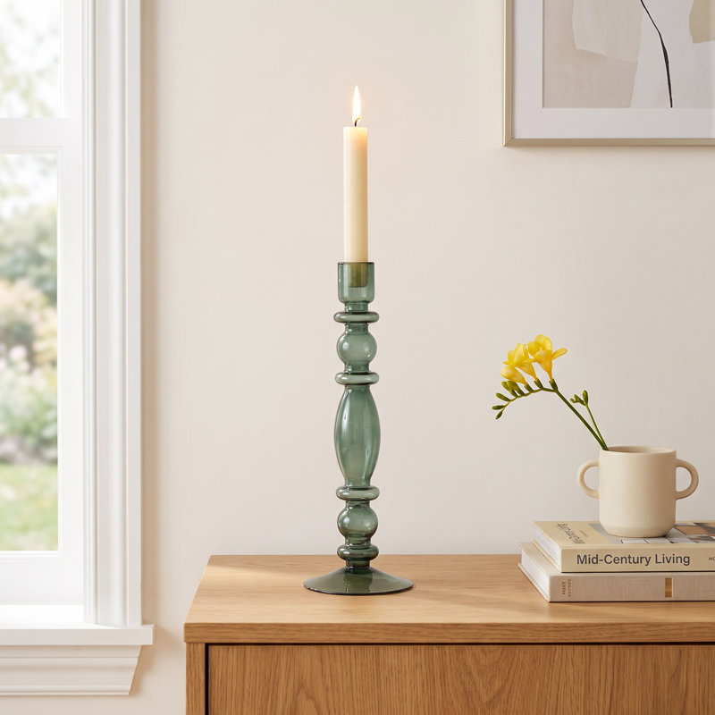 Geri Recycled Glass Candle Holder