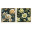 Caledon - Ensemble de 2 collages carrés floraux-101852373-101852376