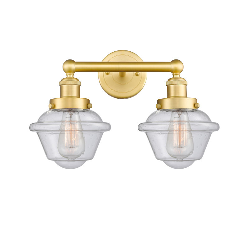 Grourke 2 - Light Dimmable Vanity Light, Seedy, Satin Gold